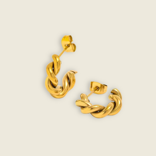 Mini Twisted Hoops