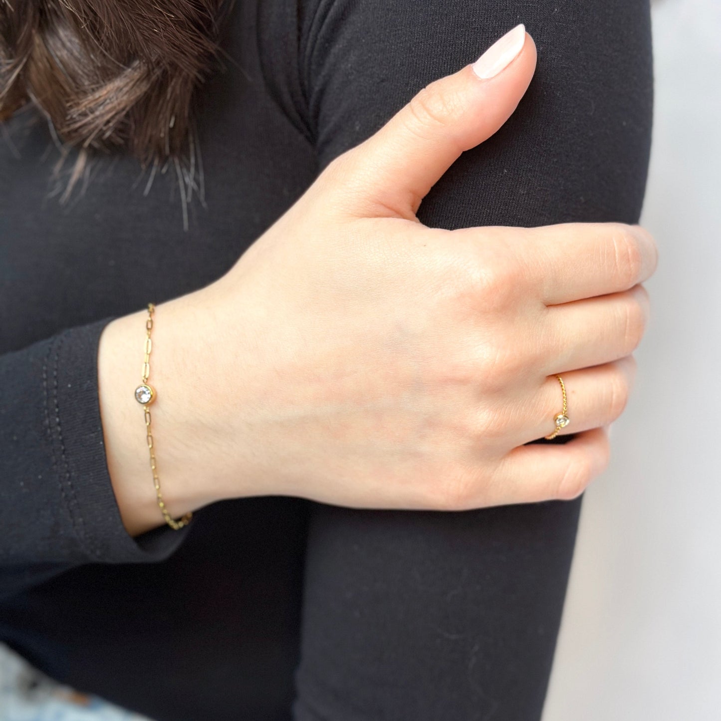 Lone Gemstone Bracelet