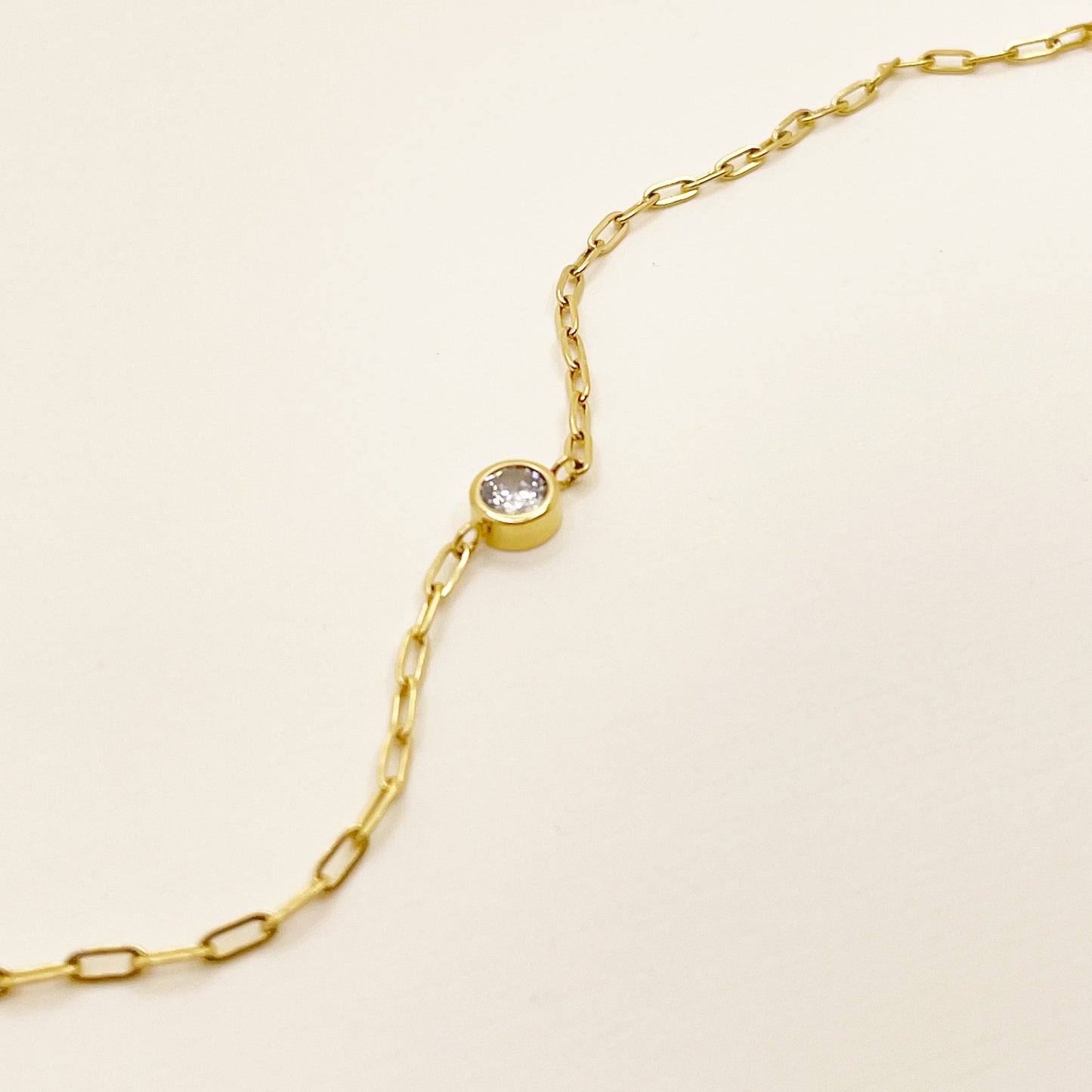 Lone Gemstone Bracelet