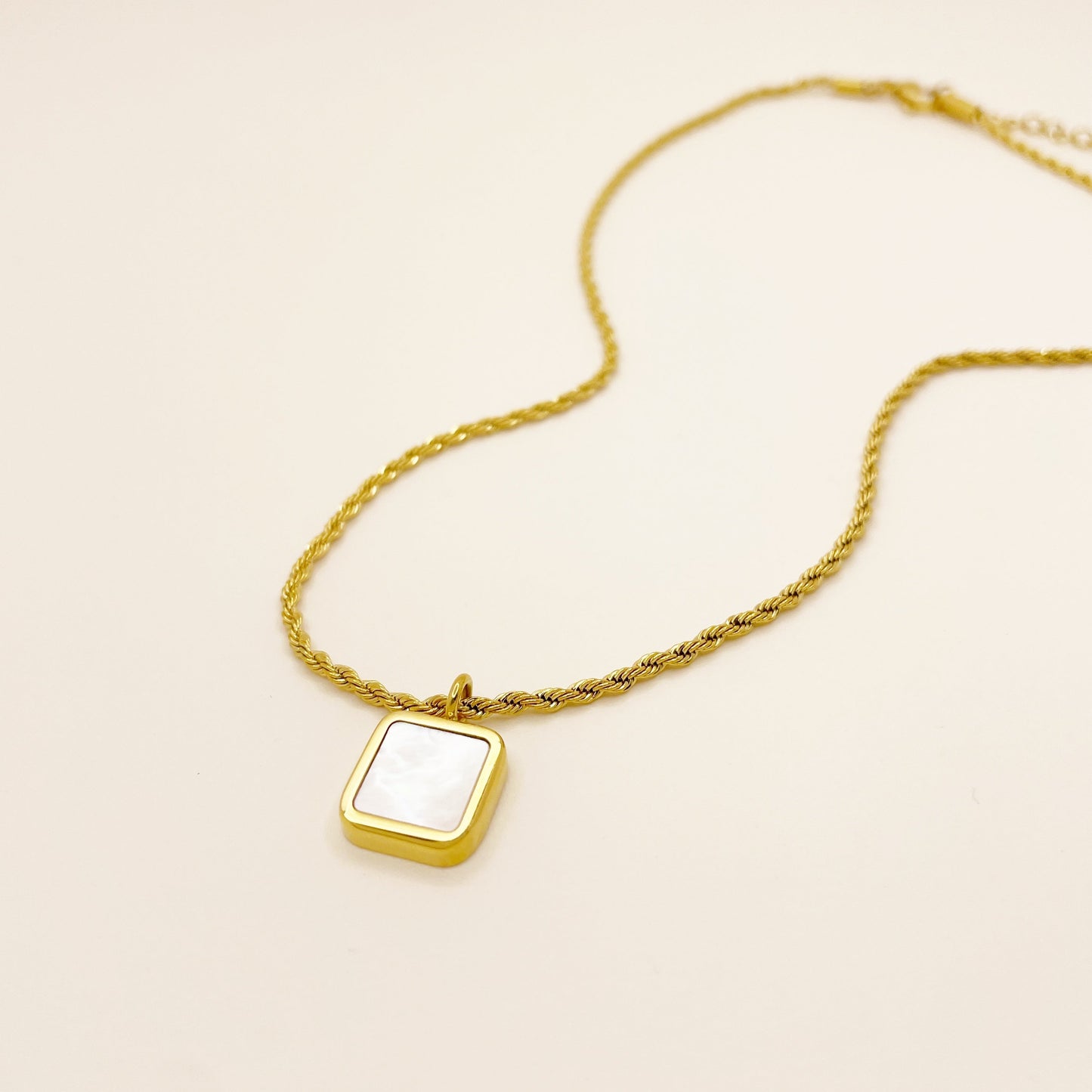 Pearl Square Necklace