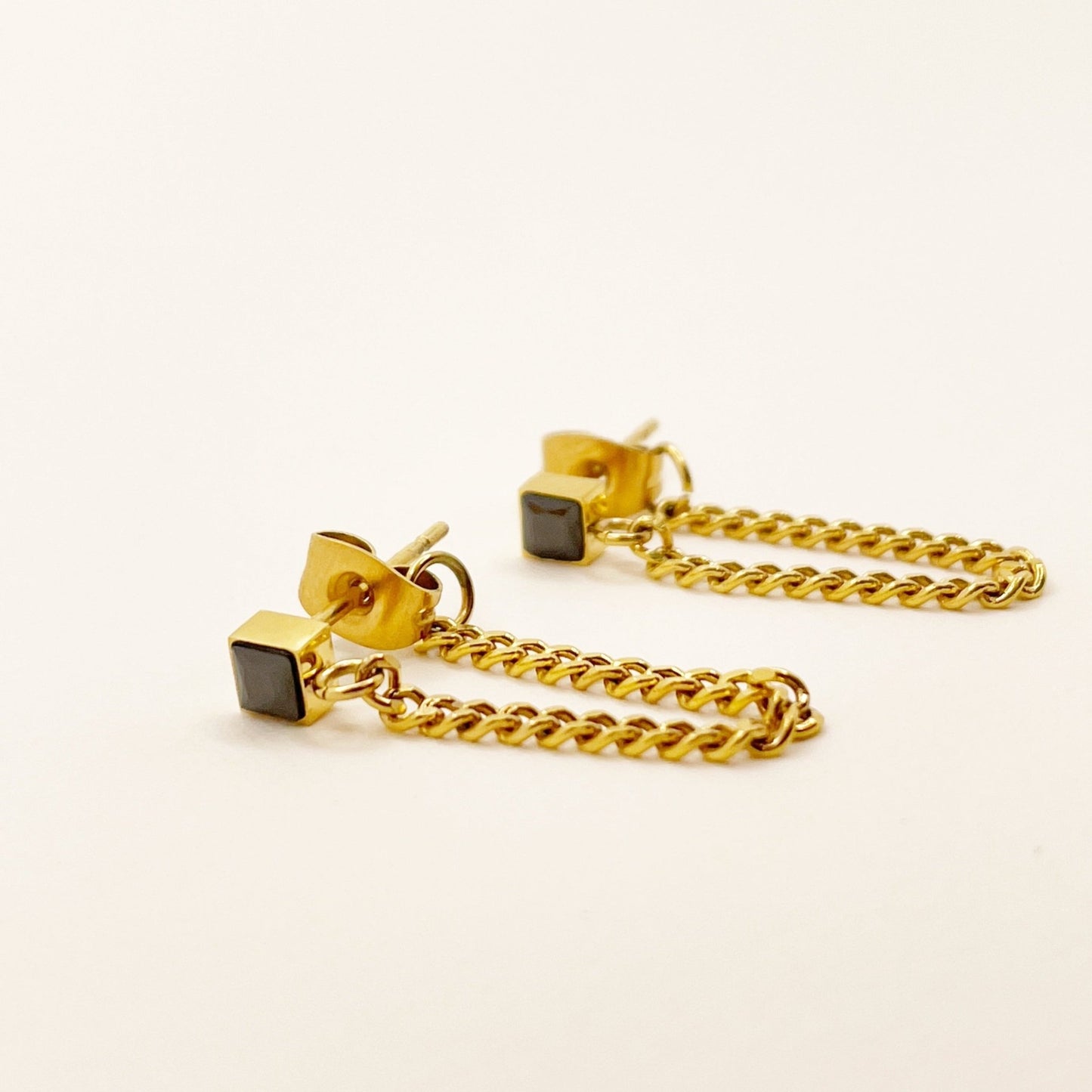 Black Onyx Earring - novélle