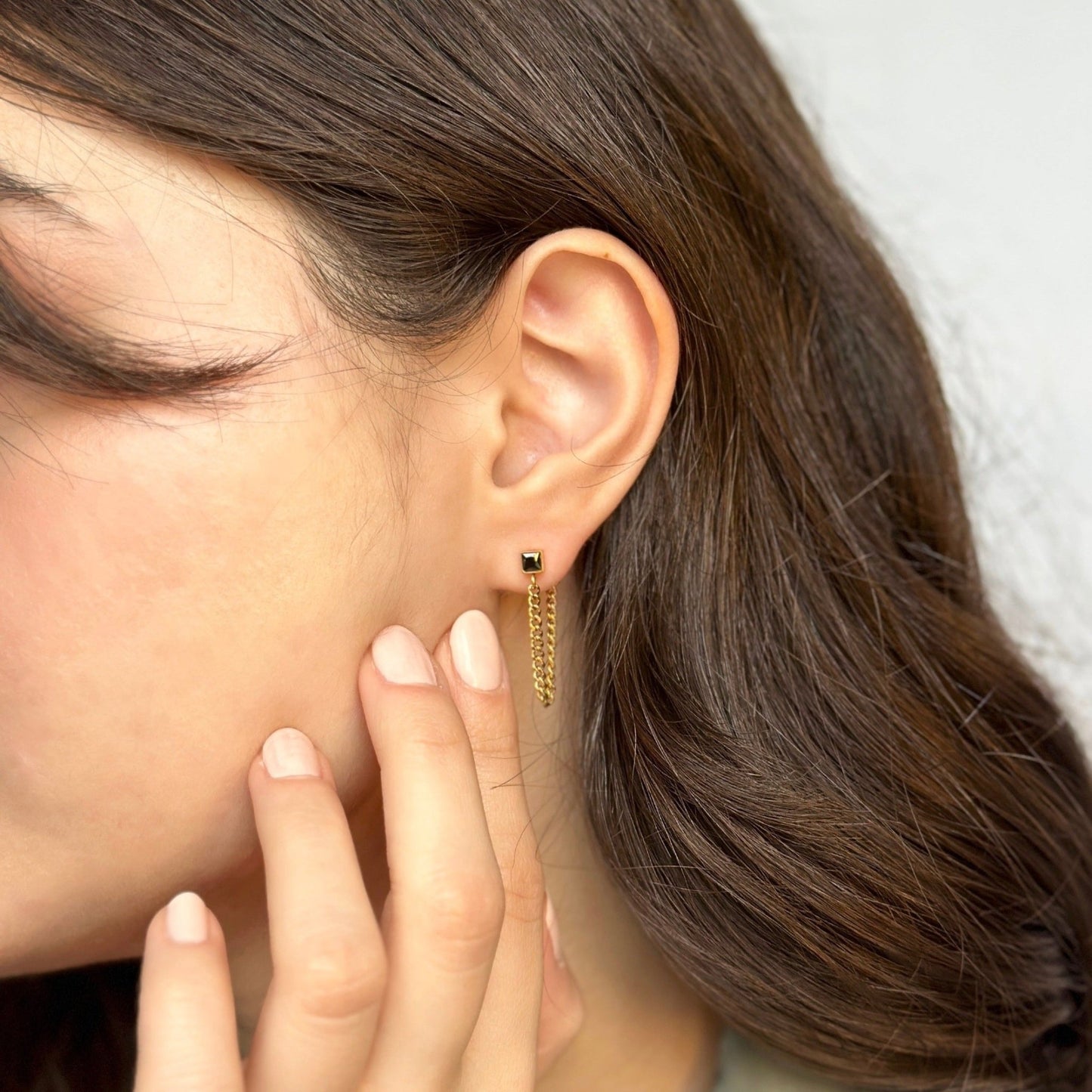 Black Onyx Earring - novélle