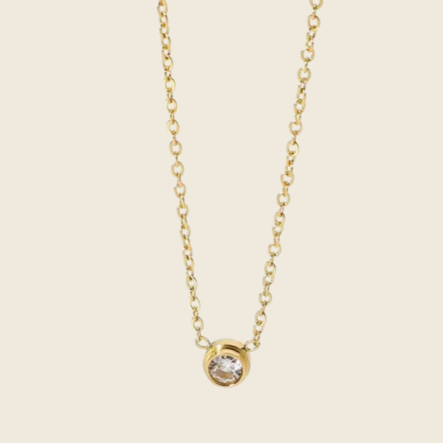 Lone Gemstone Necklace